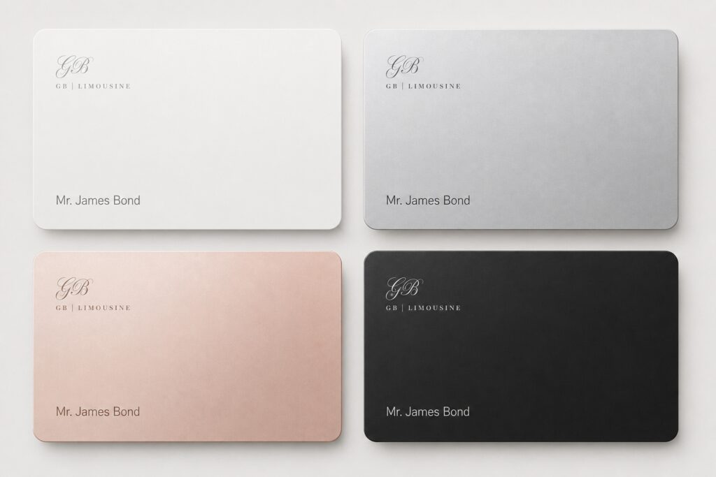GB Limousine Virtual Membership Card